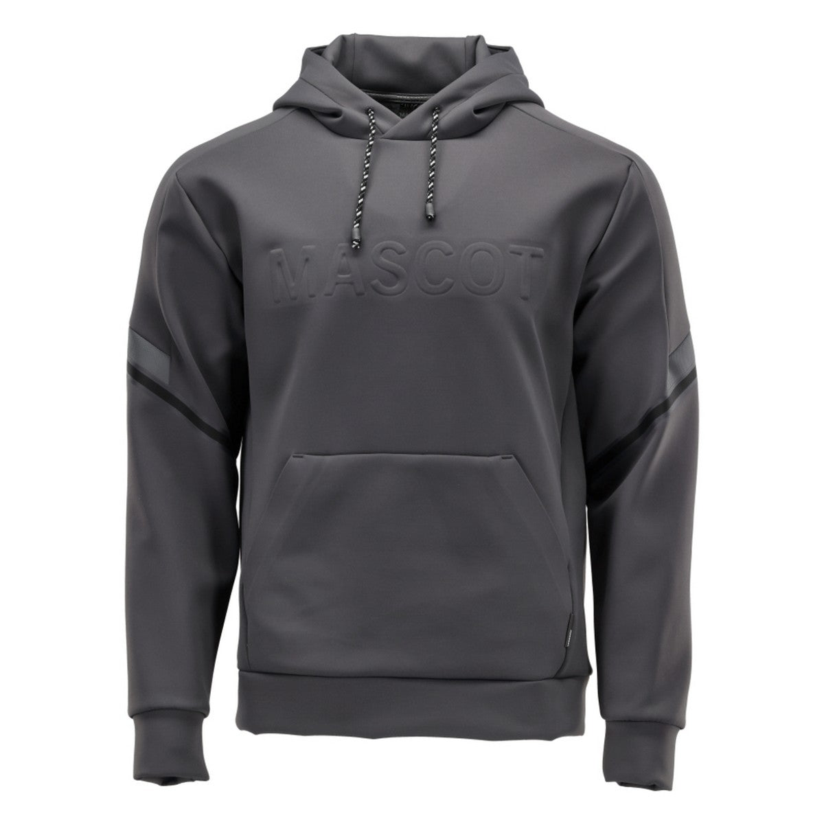 Stone Grey - Front - Mascot Mens Customised Fleece Hoodie