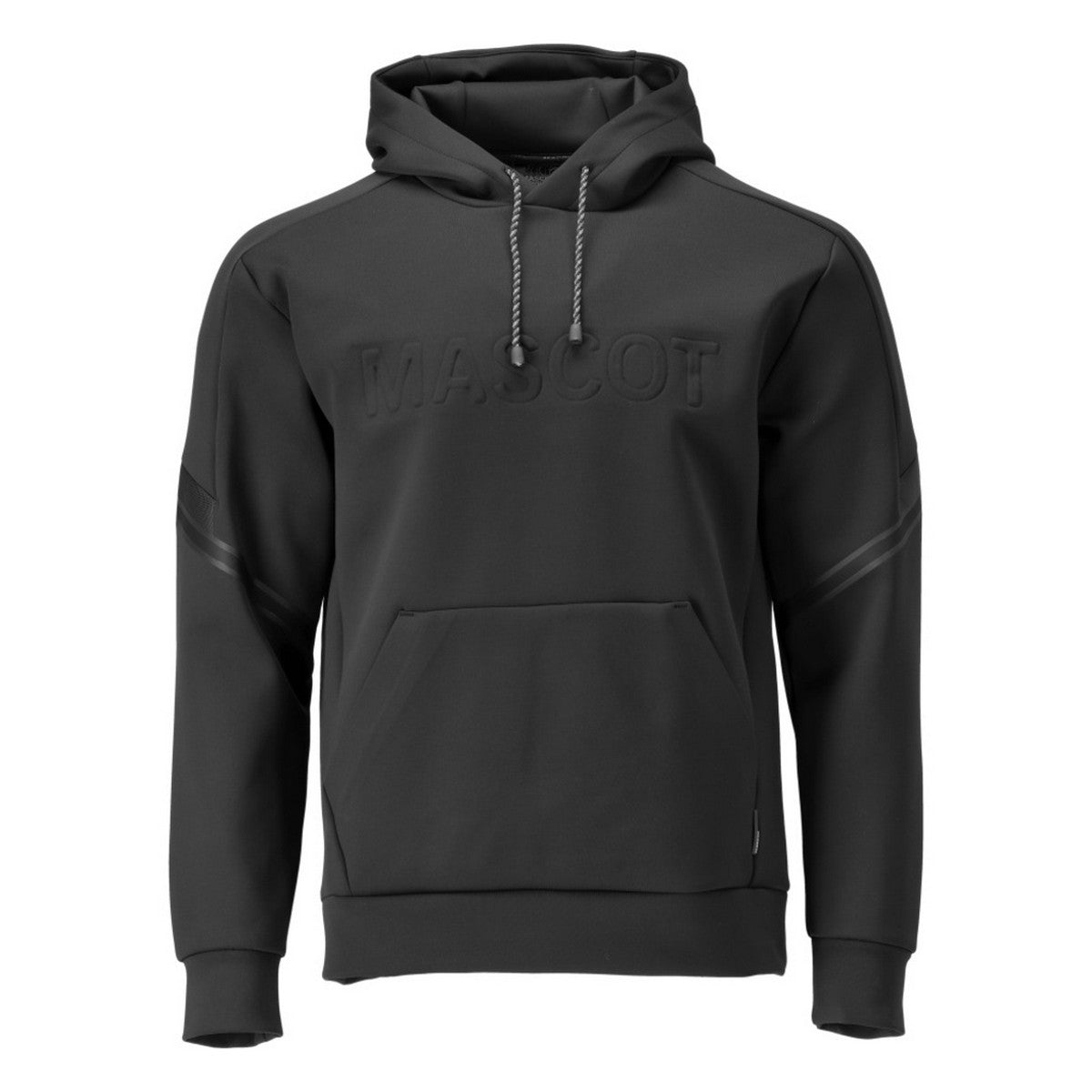 Black - Front - Mascot Mens Customised Fleece Hoodie