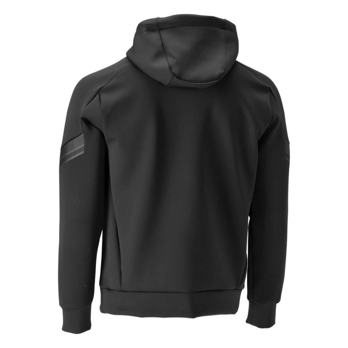 Black - Back - Mascot Mens Customised Fleece Hoodie