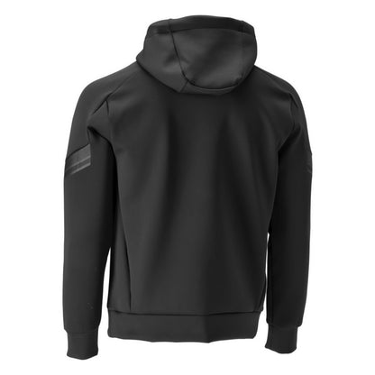 Black - Back - Mascot Mens Customised Fleece Hoodie