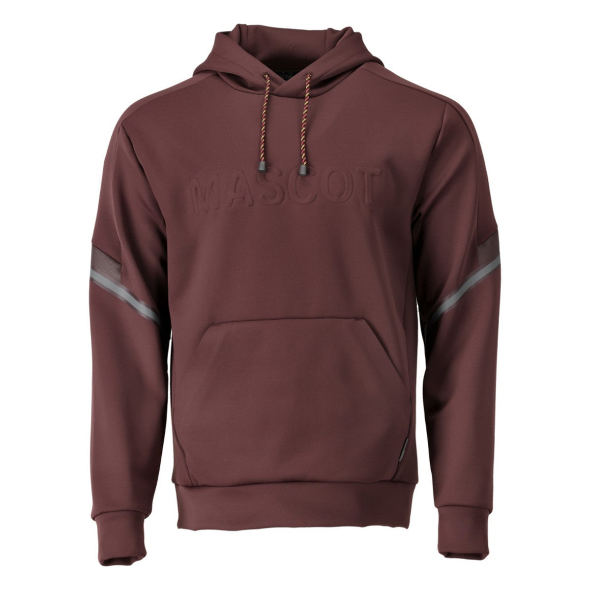 Bordeaux - Front - Mascot Mens Customised Fleece Hoodie