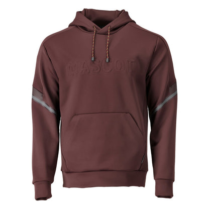 Bordeaux - Front - Mascot Mens Customised Fleece Hoodie