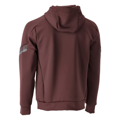 Bordeaux - Back - Mascot Mens Customised Fleece Hoodie