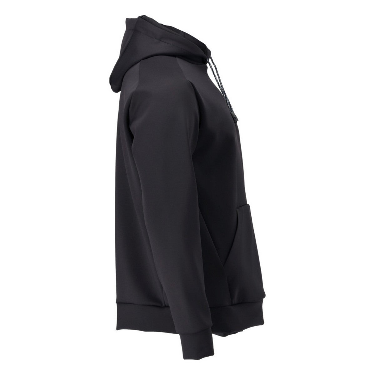 Dark Navy - Side - Mascot Mens Customised Plain Fleece Hoodie
