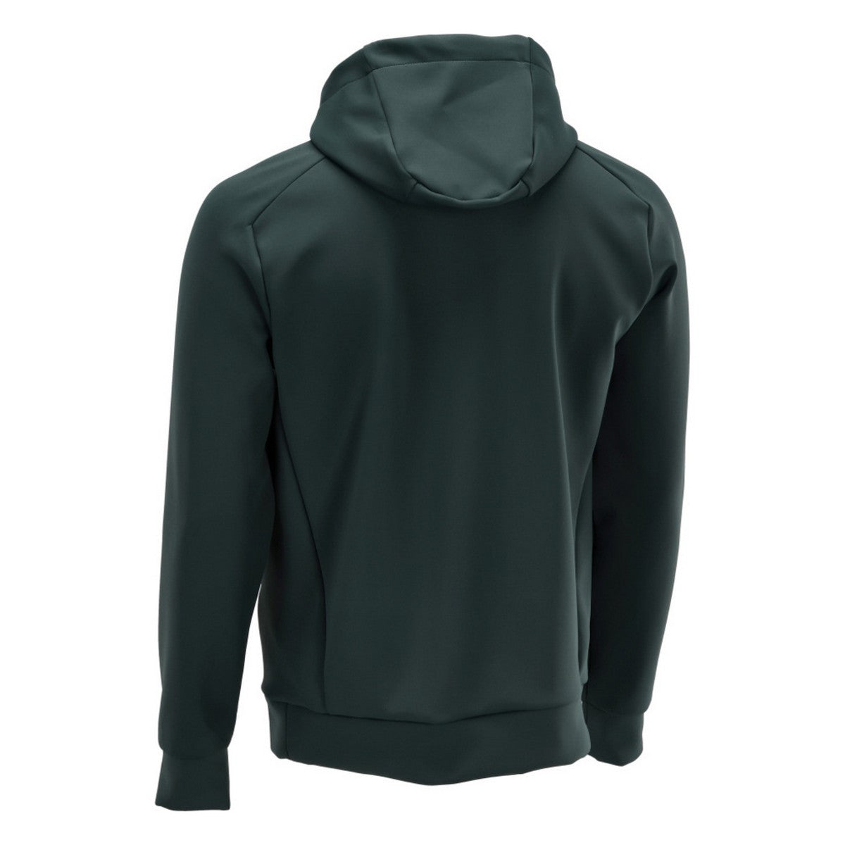 Forest Green - Back - Mascot Mens Customised Plain Fleece Hoodie