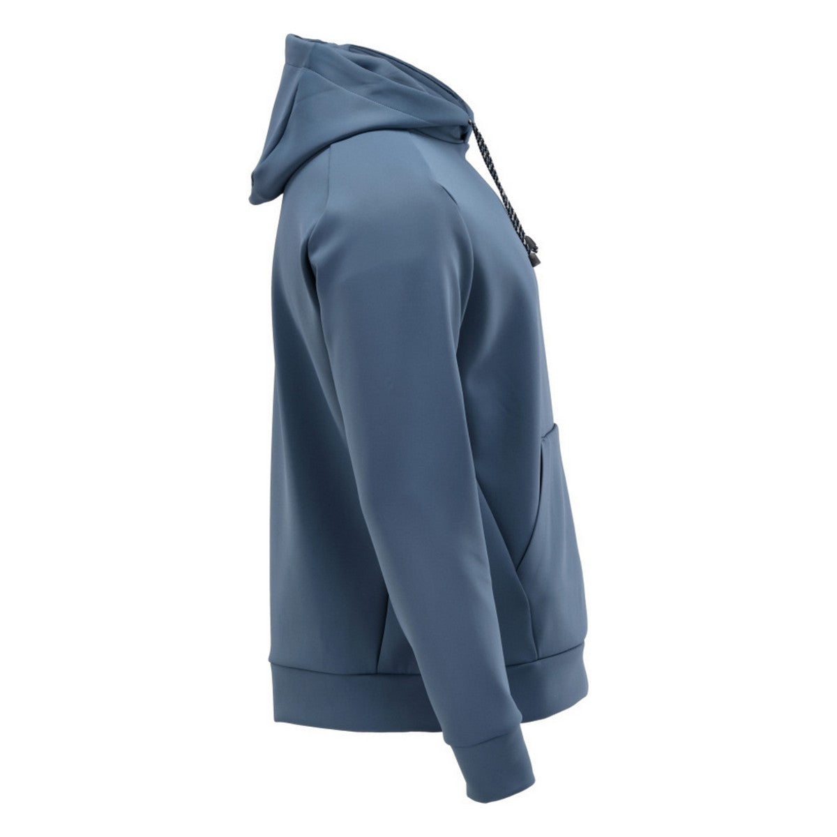Stone Blue - Side - Mascot Mens Customised Plain Fleece Hoodie