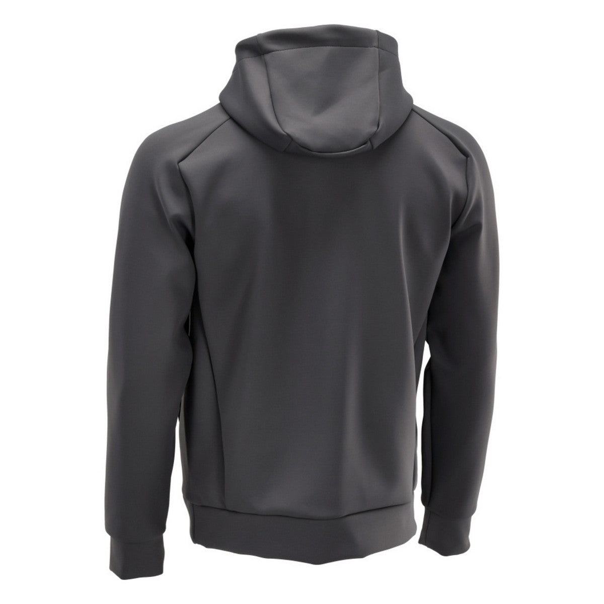 Stone Grey - Back - Mascot Mens Customised Plain Fleece Hoodie