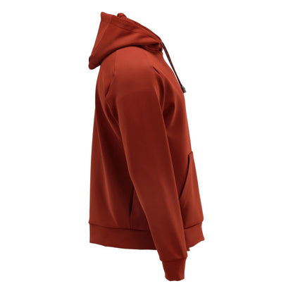 Autumn Red - Side - Mascot Mens Customised Plain Fleece Hoodie