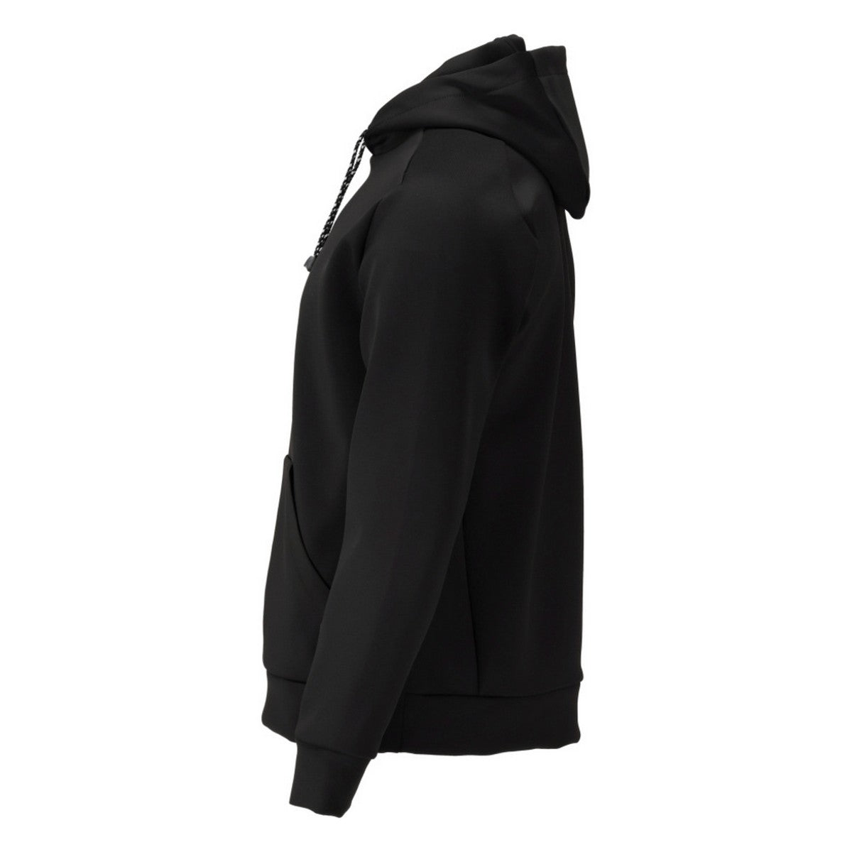 Black - Lifestyle - Mascot Mens Customised Plain Fleece Hoodie