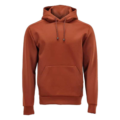 Autumn Red - Front - Mascot Mens Customised Plain Fleece Hoodie