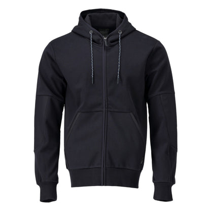 Dark Navy - Front - Mascot Mens Customised Windproof Full Zip Hoodie