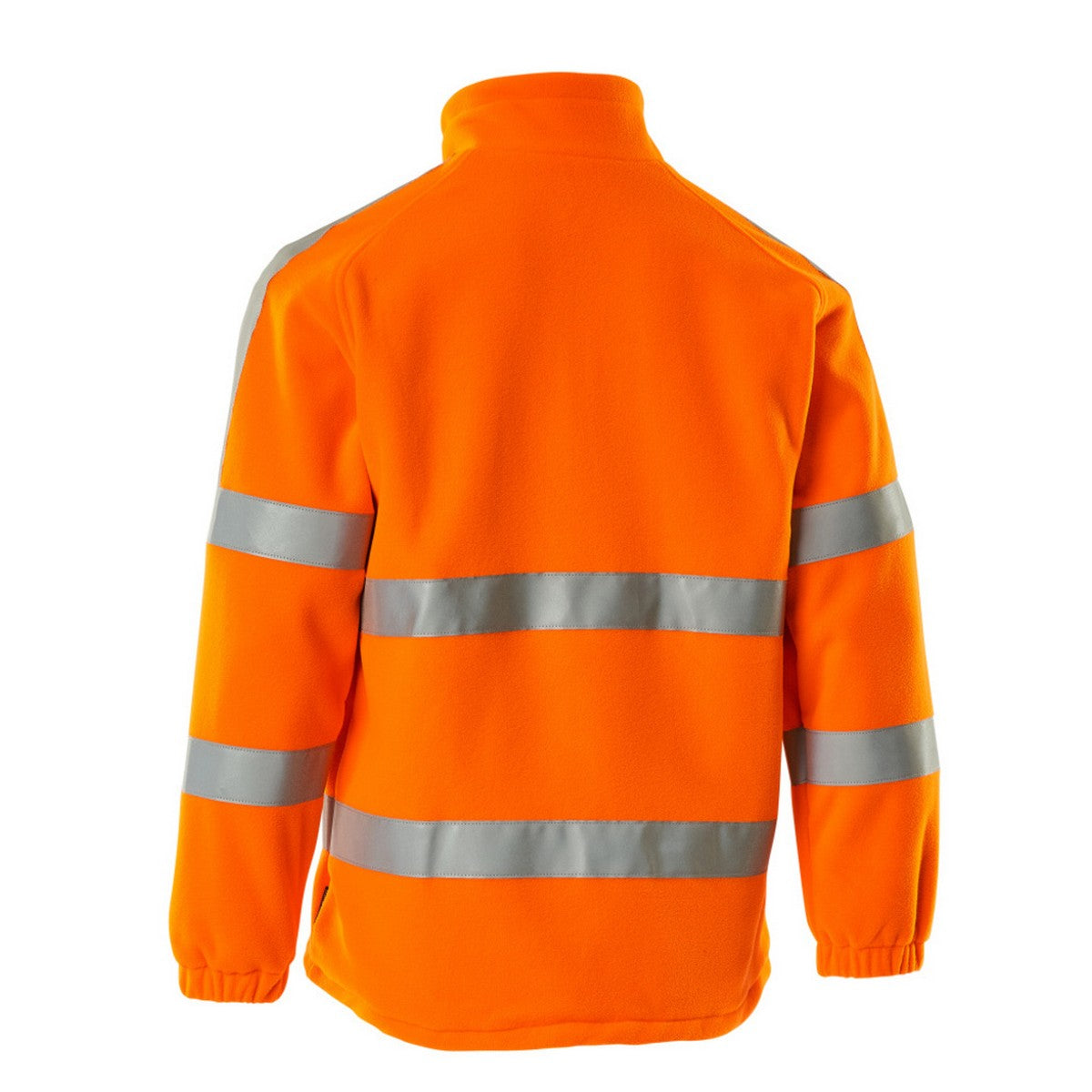 Orange - Back - Mascot Mens Safe Arctic Hi-Vis Safety Fleece Jacket