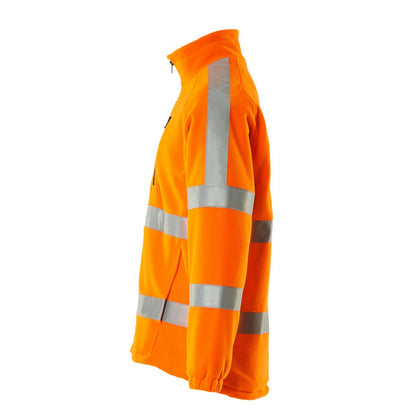 Orange - Lifestyle - Mascot Mens Safe Arctic Hi-Vis Safety Fleece Jacket