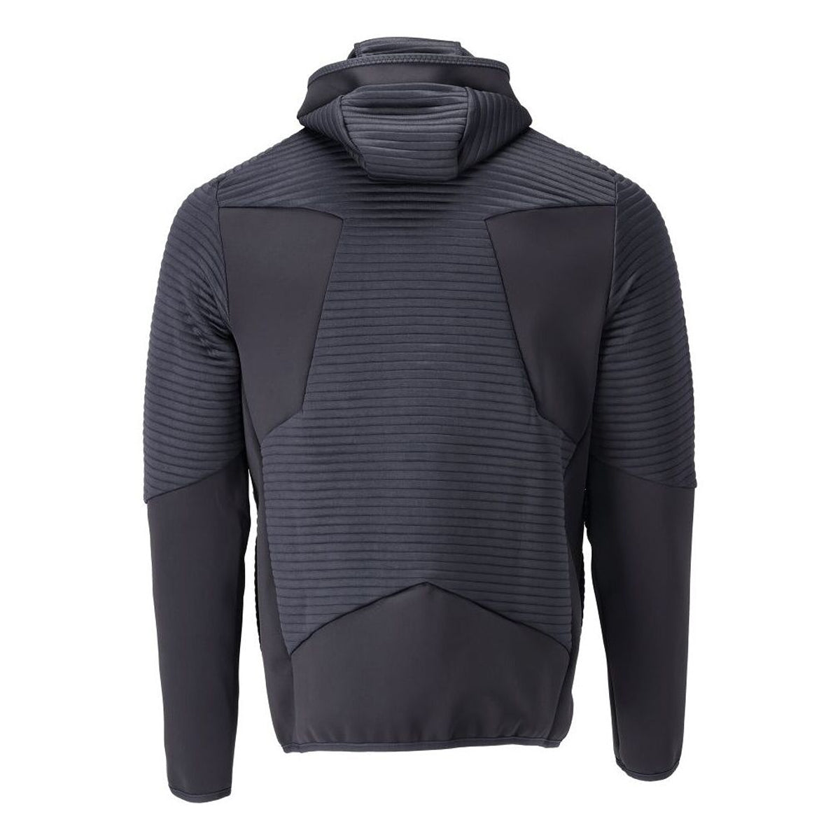 Dark Navy - Back - Mascot Mens Customised Hooded Fleece Jacket