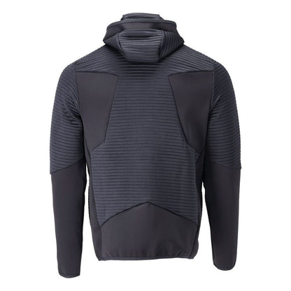 Dark Navy - Back - Mascot Mens Customised Hooded Fleece Jacket