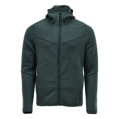 Forest Green - Front - Mascot Mens Customised Hooded Fleece Jacket