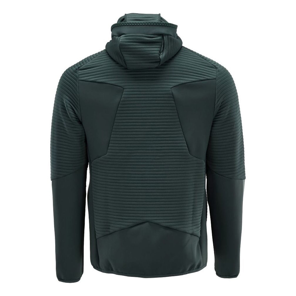 Forest Green - Back - Mascot Mens Customised Hooded Fleece Jacket