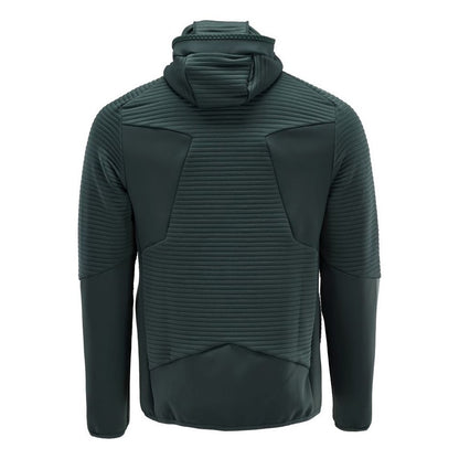 Forest Green - Back - Mascot Mens Customised Hooded Fleece Jacket