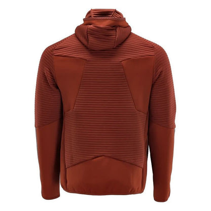 Autumn Red - Back - Mascot Mens Customised Hooded Fleece Jacket