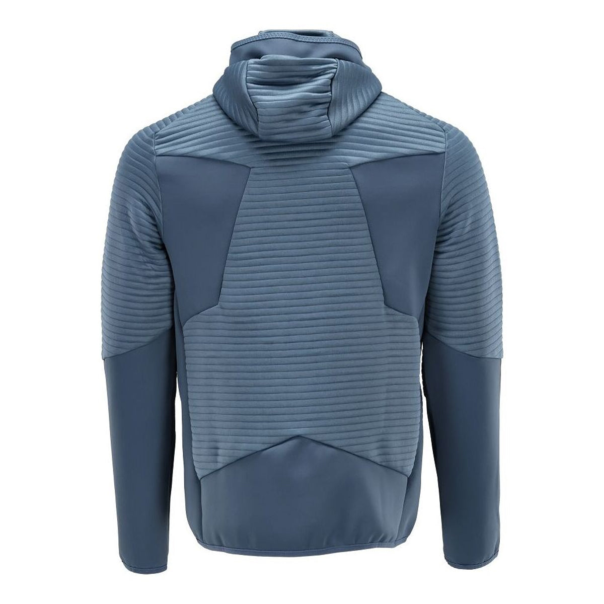 Stone Blue - Back - Mascot Mens Customised Hooded Fleece Jacket