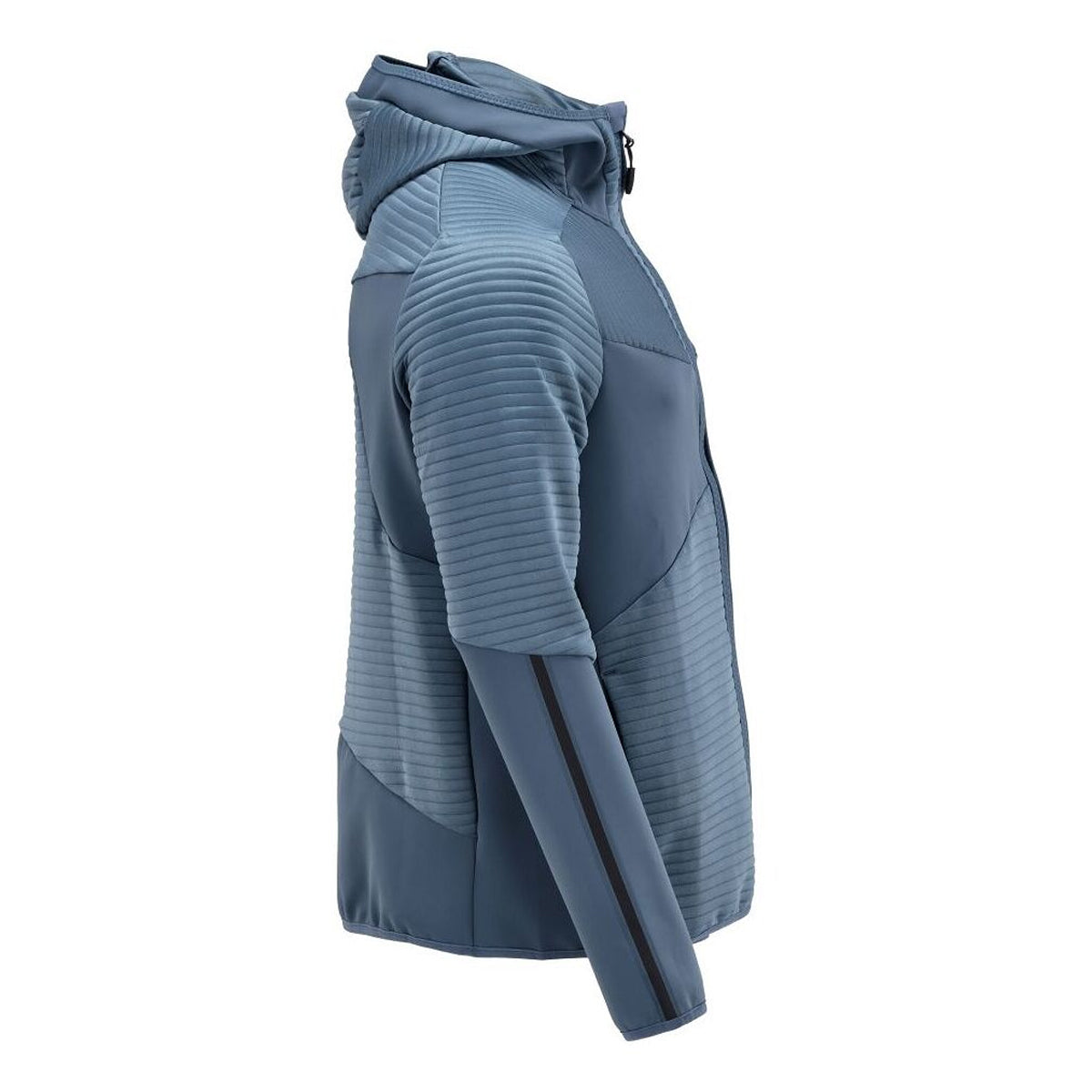 Stone Blue - Side - Mascot Mens Customised Hooded Fleece Jacket