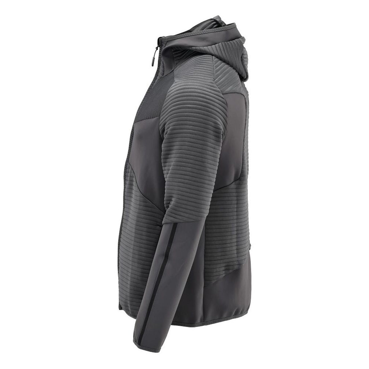Stone Grey - Lifestyle - Mascot Mens Customised Hooded Fleece Jacket