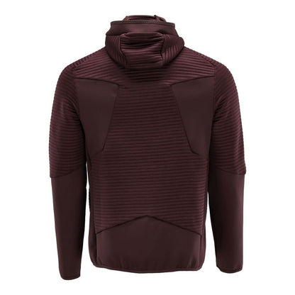 Bordeaux - Back - Mascot Mens Customised Hooded Fleece Jacket