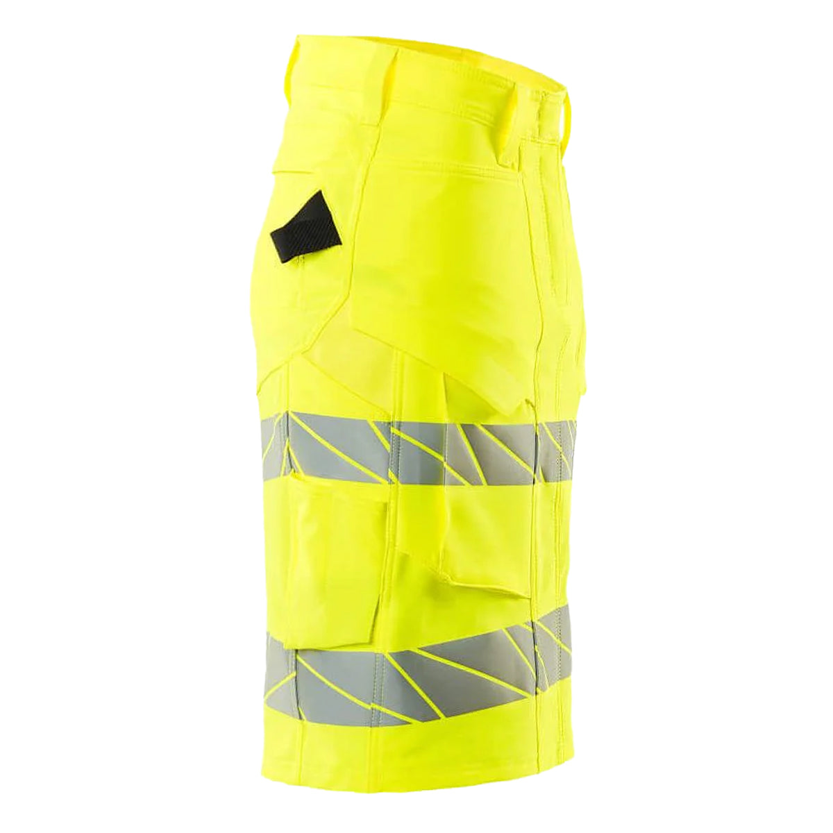 Yellow - Side - Mascot Womens-Ladies Accelerate Safe High-Vis Fitted Skirt