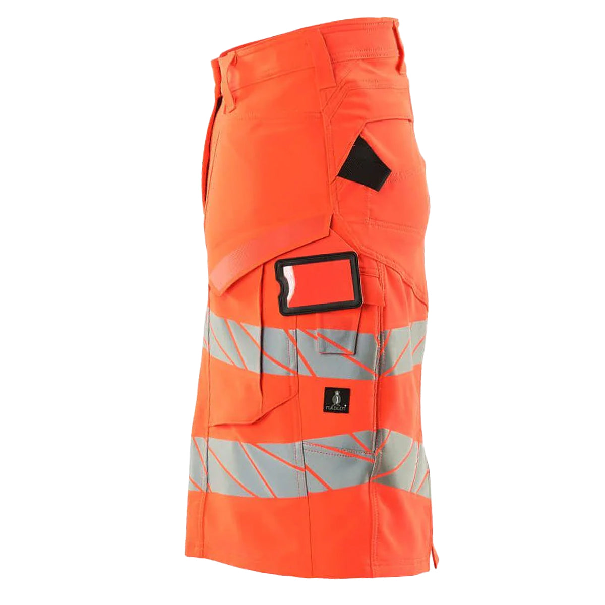 Red - Lifestyle - Mascot Womens-Ladies Accelerate Safe High-Vis Fitted Skirt
