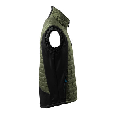 Moss Green-Black - Side - Mascot Mens Advanced Climascot Thermal Gilet