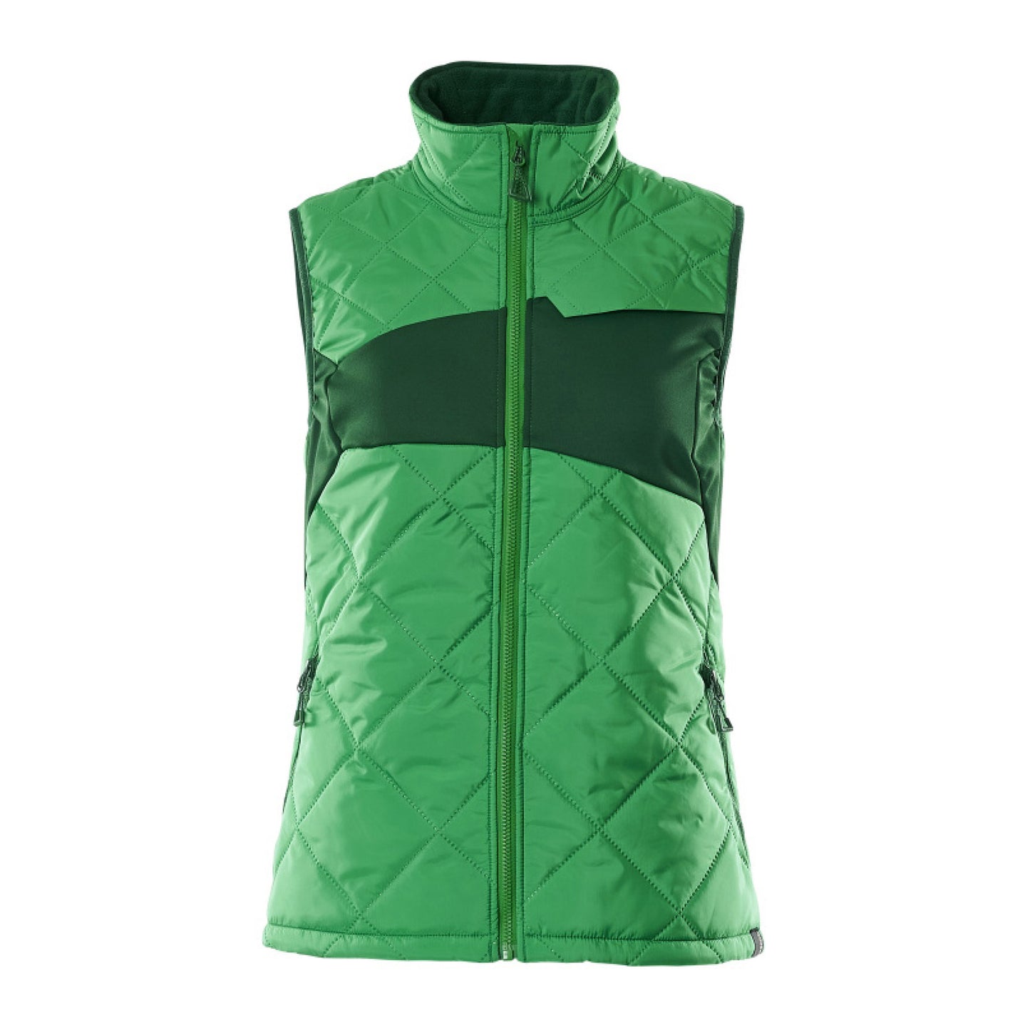 Grass Green-Green - Front - Mascot Womens-Ladies Accelerate Climascot Thermal Gilet