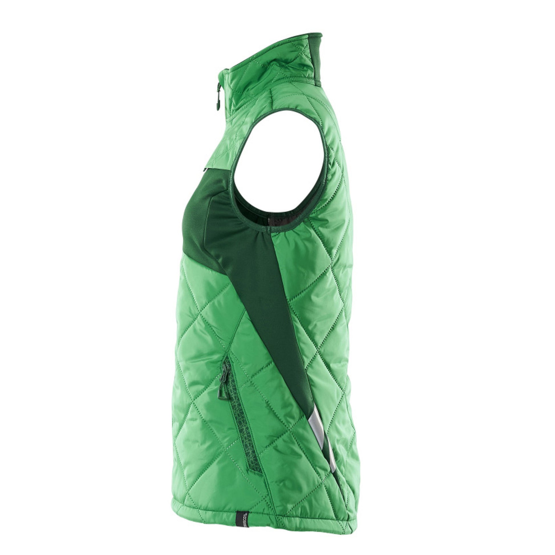 Grass Green-Green - Side - Mascot Womens-Ladies Accelerate Climascot Thermal Gilet