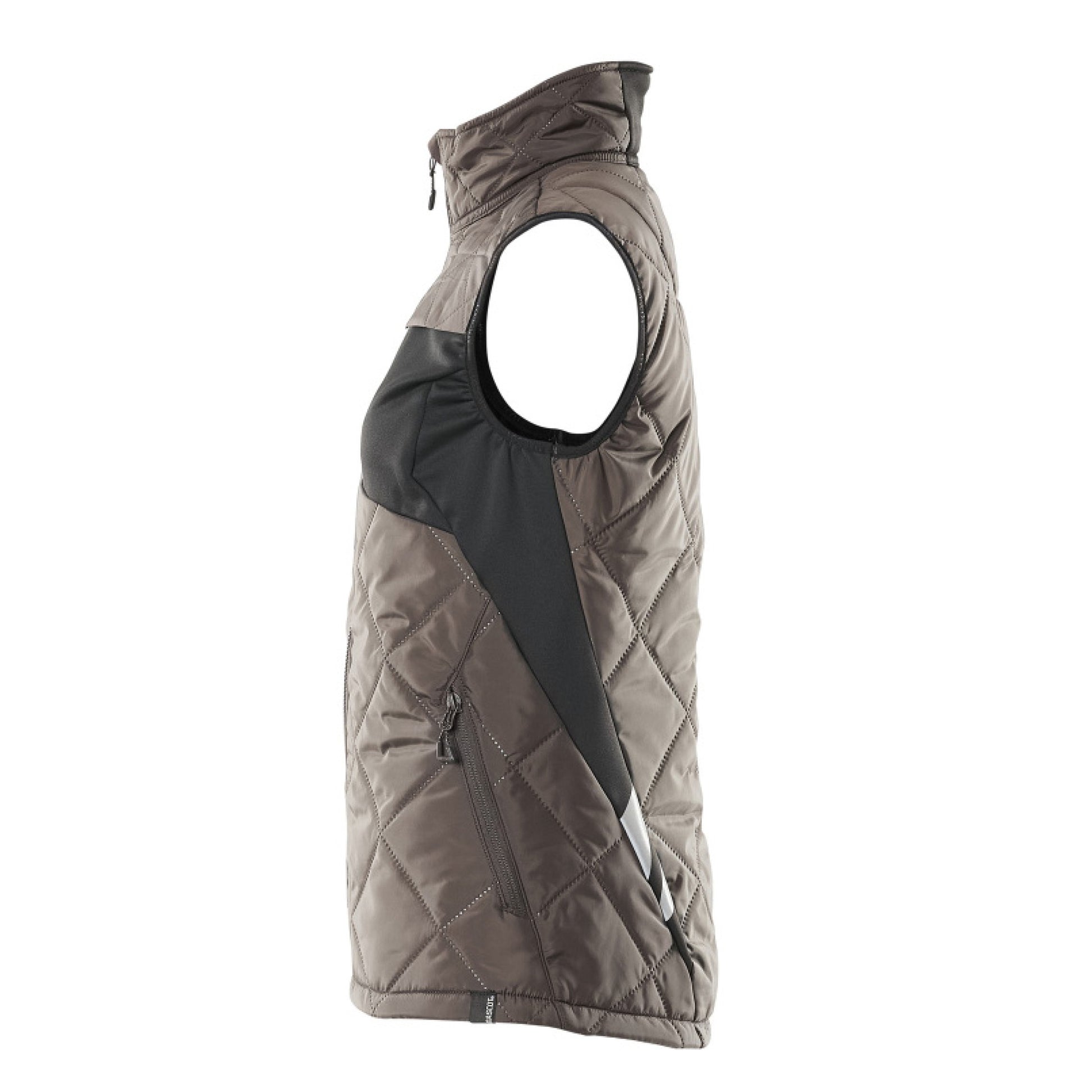 Dark Anthracite-Black - Side - Mascot Womens-Ladies Accelerate Climascot Thermal Gilet