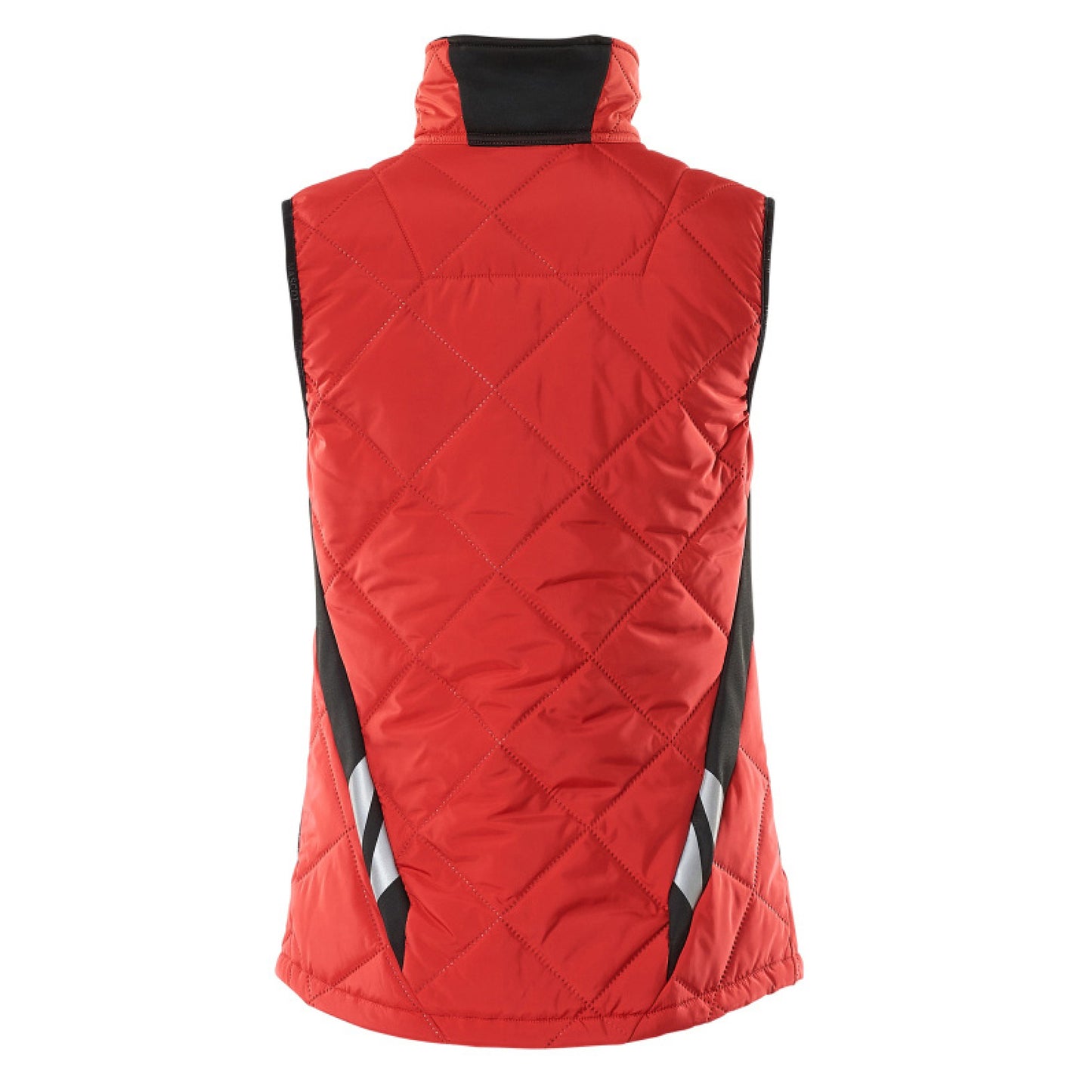 Traffic Red-Black - Back - Mascot Womens-Ladies Accelerate Climascot Thermal Gilet