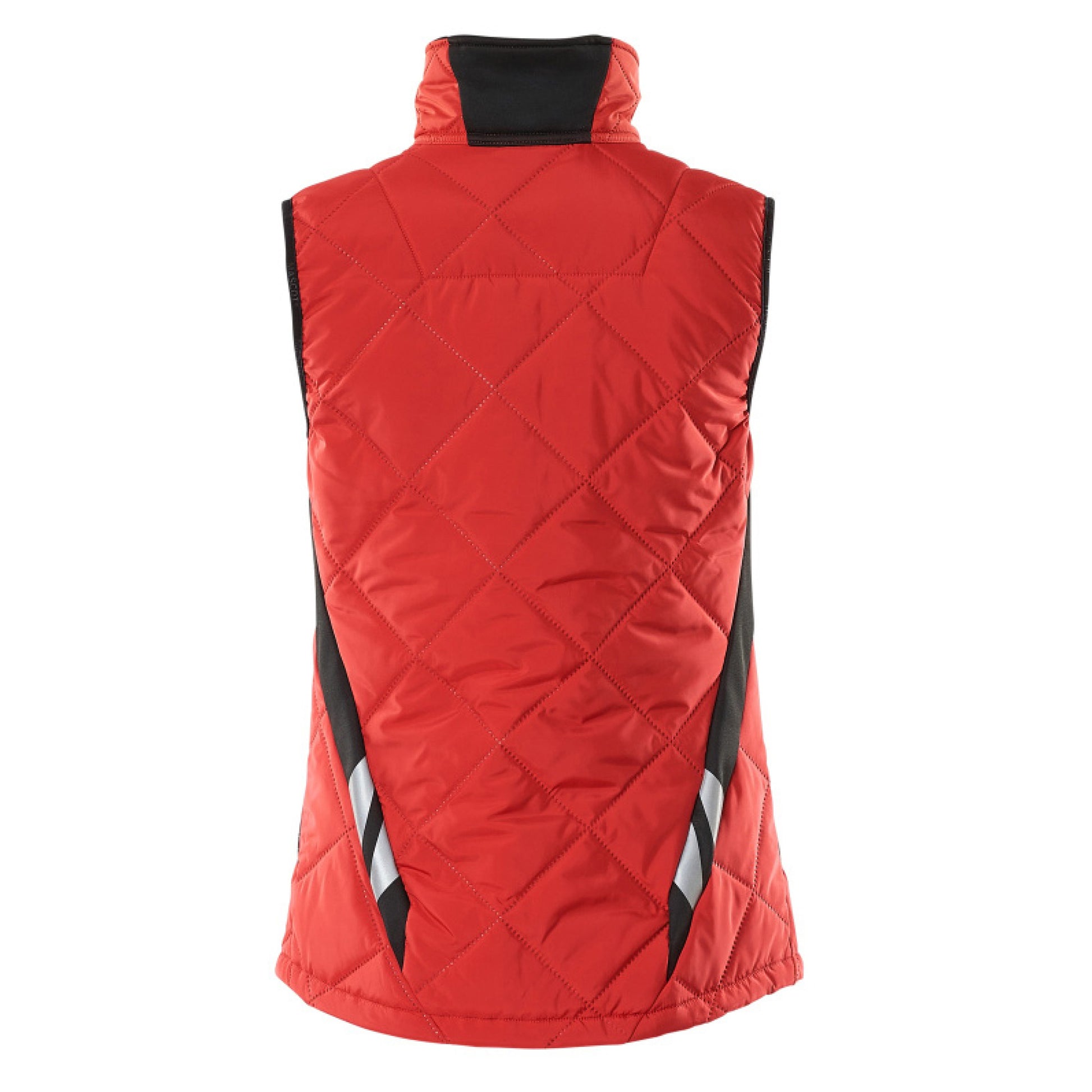 Traffic Red-Black - Back - Mascot Womens-Ladies Accelerate Climascot Thermal Gilet