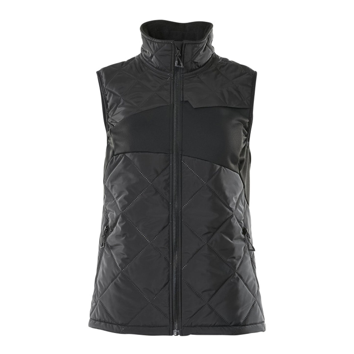 Black - Front - Mascot Womens-Ladies Accelerate Climascot Thermal Gilet