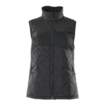 Black - Front - Mascot Womens-Ladies Accelerate Climascot Thermal Gilet
