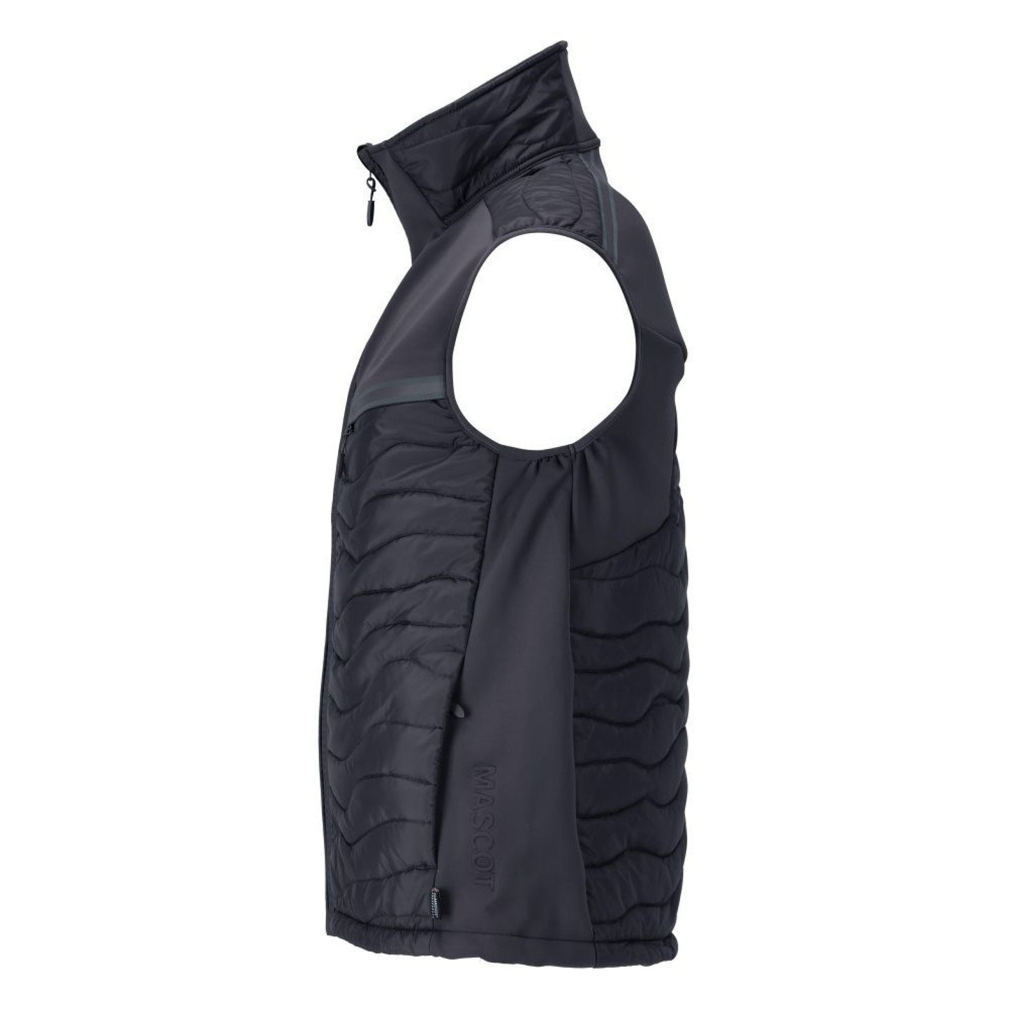 Dark Navy - Side - Mascot Womens-Ladies Customised Climascot Thermal Gilet