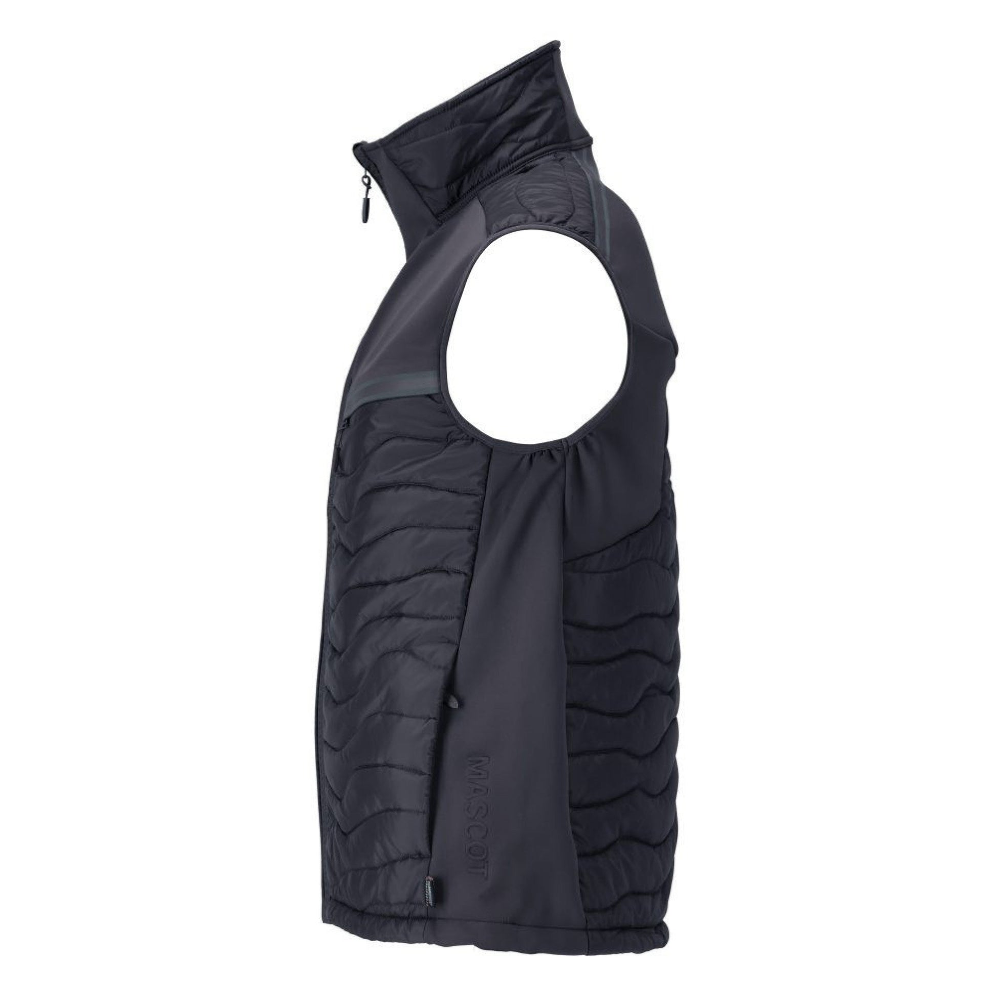 Dark Navy - Side - Mascot Womens-Ladies Customised Climascot Thermal Gilet