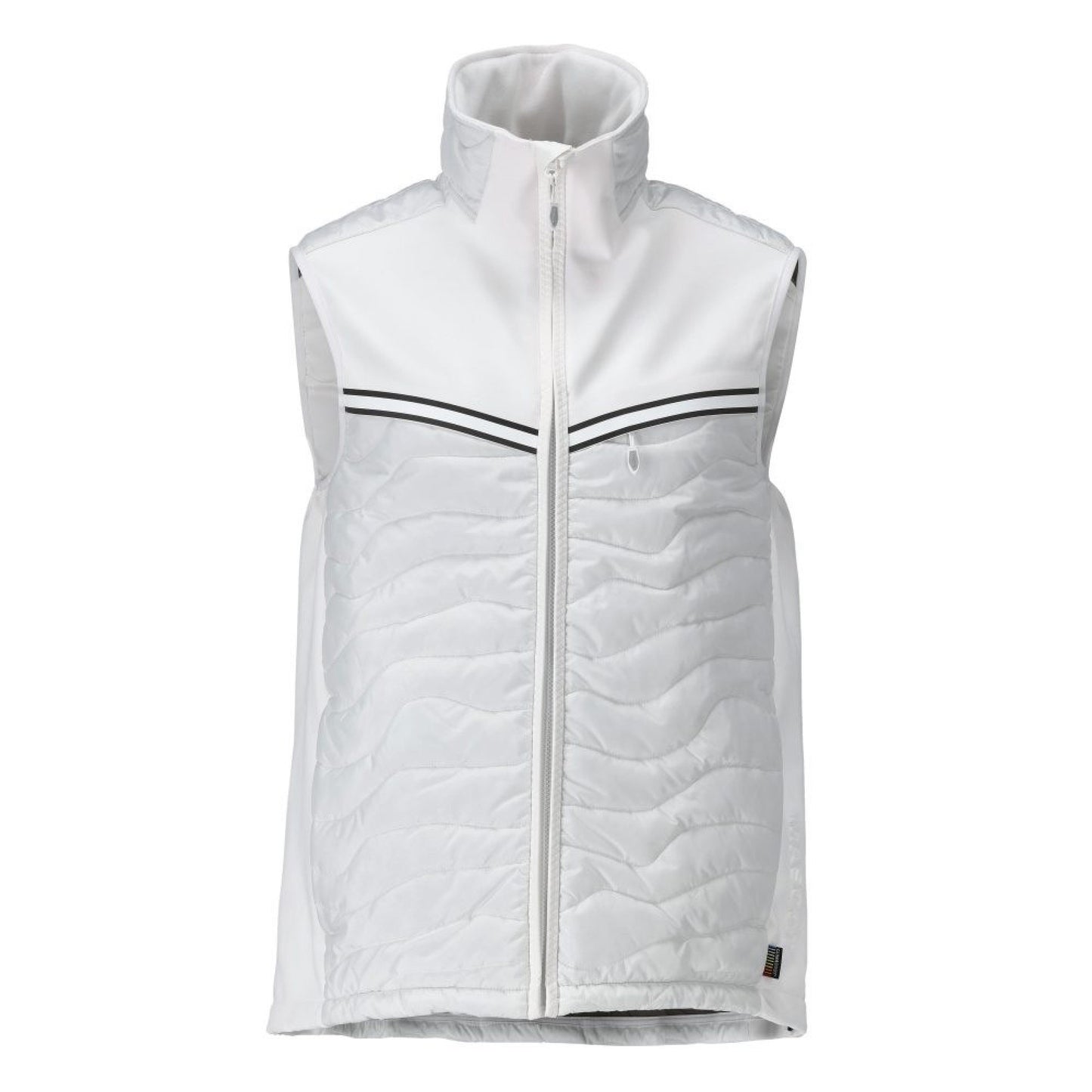 White - Front - Mascot Womens-Ladies Customised Climascot Thermal Gilet