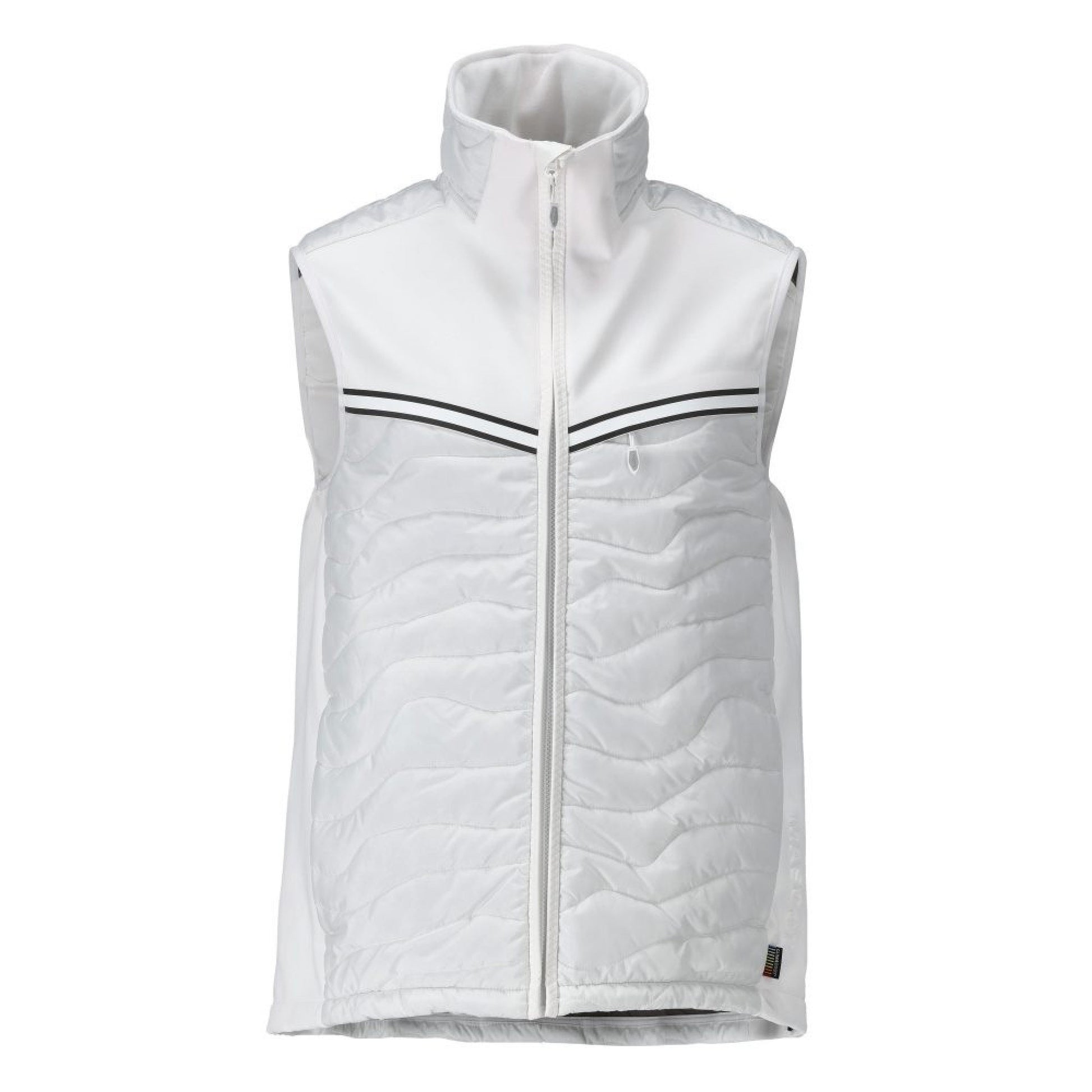 White - Front - Mascot Womens-Ladies Customised Climascot Thermal Gilet