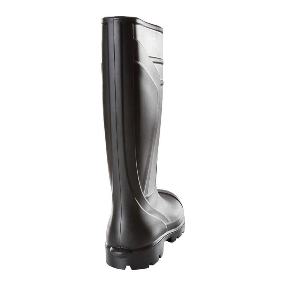 Black - Back - Mascot Mens Footwear Cover Safety Boots