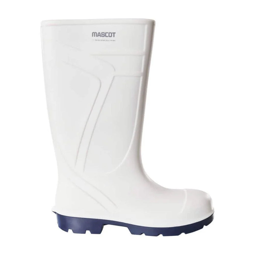 White - Front - Mascot Mens Footwear Cover Safety Boots