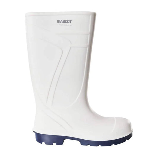 White - Front - Mascot Mens Footwear Cover Safety Boots