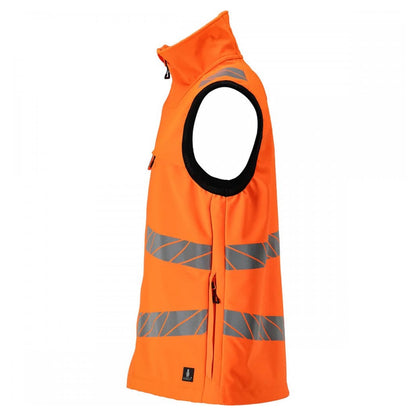 Hi Vis Orange - Side - Mascot Mens Softshell Gilet