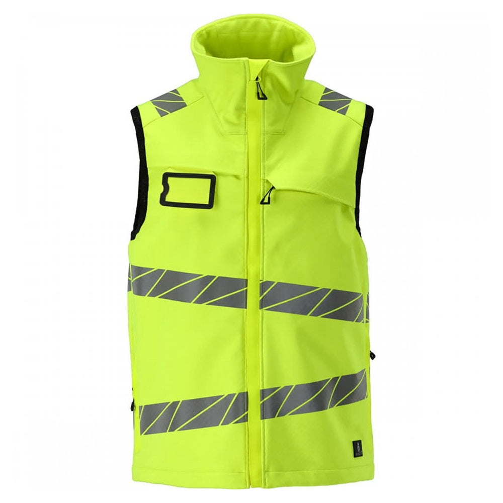 Hi Vis Yellow - Front - Mascot Mens Softshell Gilet