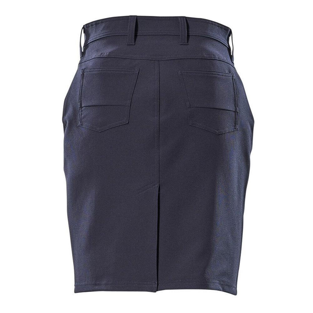 Dark Navy - Back - Mascot Womens-Ladies Frontline Fitted Skirt