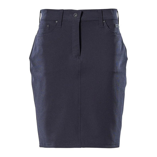 Dark Navy - Front - Mascot Womens-Ladies Frontline Fitted Skirt
