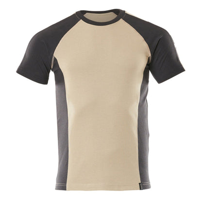 Light Khaki-Black - Front - Mascot Mens Potsdam Unique T-Shirt