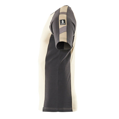 Light Khaki-Black - Side - Mascot Mens Potsdam Unique T-Shirt